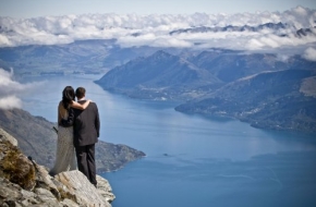 queenstown heli wedding