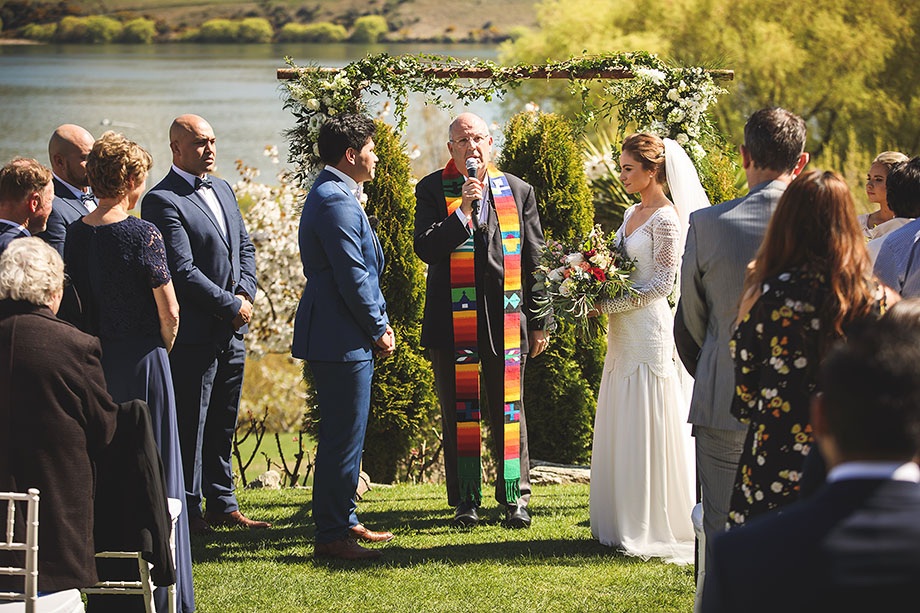 Chapel by the Lake garden ceremony