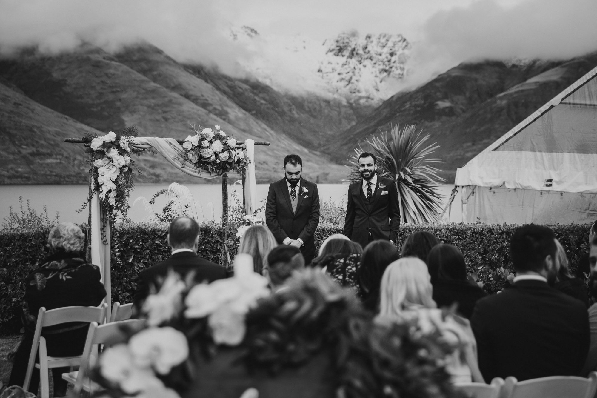 Matakauri Lodge winter wedding in Queenstown NZ
